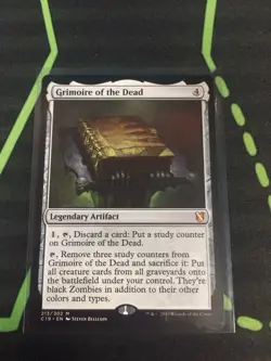 MTG Magic The Gathering Grimoire Of The Dead C19 Mythic Zombie Artifact - Image 1