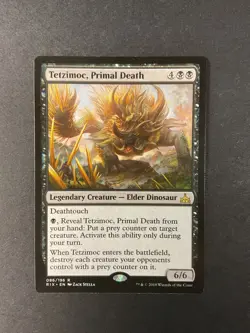 Tetzimoc, Primal Death - Rivals of Ixalan - Magic the Gathering - MTG - Image 1