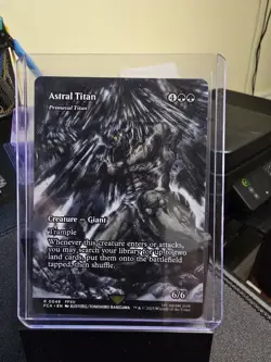 MTG Magic The Gathering Astral Titan - Primeval Titan (Showcase) Final Fantasy - Image 1
