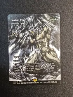 MTG Magic The Gathering Astral Titan - Primeval Titan (Showcase) Final Fantasy - Image 2