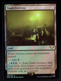Tomb Fortress 168/168 Rare Surge Foil Warhammer 40k Magic The Gathering NM - Image 1