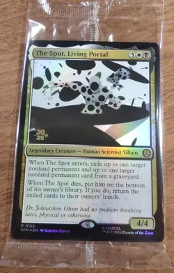 Prerelease FOIL THE SPOT, LIVING PORTAL mtg SEALED Spider-Man Rare PROMO - Image 1