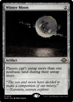 MTG Winter Moon Normal NM Modern Horizons 3 Magic 213 - Image 1