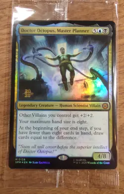 Prerelease FOIL DOCTOR OCTOPUS MASTER PLANNER mtg SEALED Spider-Man Mythic PROMO - Image 1