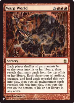 MTG Warp World Normal NM The List Reprints Magic 150/306 - Image 1