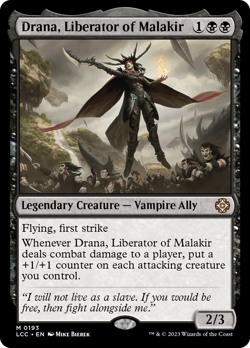 Drana, Liberator of Malakir #193 | NM | LCC Magic MTG - Image 1
