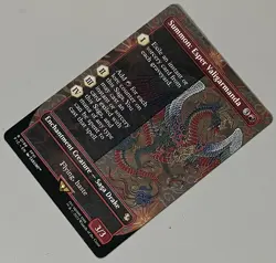 MTG FF Commander Summon: Esper Valigarmanda Enchantment Creature RARE REGULAR - Image 3
