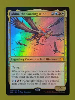 FOIL Akim, the Soaring Wind x1 Commander 2020 1x Magic the Gathering MTG - Image 1
