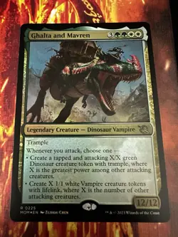 Ghalta and Mavren 0225 Rare Foil March of the Machine MGT - Image 1