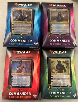 MTG - Magic The Gathering 2018 Commander Set - All 4 Decks * Factory Sealed Case 630509632244 - Image 1