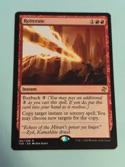 1x Reiterate - Time Spiral Remastered - Regular - Rare - Instant - Pack Fresh - Image 1