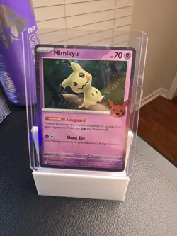 Pokemon TCG Halloween Trick Or Trade 2024 Mimikyu #37/91 Cosmos Rare - Image 3