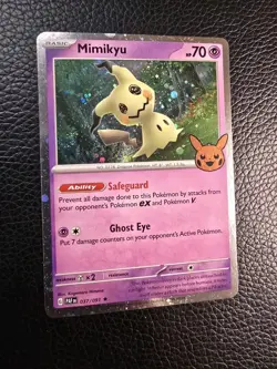 2 Swirl / Swirls Pokemon TCG Trick Or Trade 2024 #37/91 Cosmos Holo Pokemon TCG - Image 2