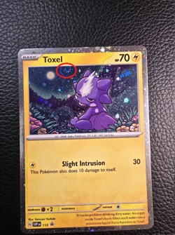 1 X 🌀 SWIRL Toxel 119 Scarlet & Violet Black Star Promo Pokemon TCG NM - Image 1