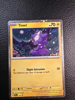 1 X 🌀 SWIRL Toxel 119 Scarlet & Violet Black Star Promo Pokemon TCG NM - Image 2