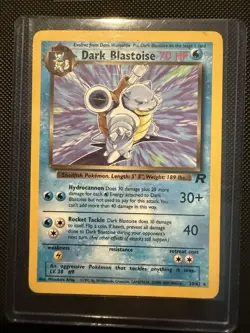 Dark Blastoise 20/82 Non Holo Rare Unlimited Team Rocket 2000 Pokemon TCG - Image 1