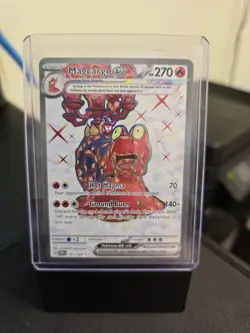 MAGCARGO ex 191/167 FULL ART -TWILIGHT MASQUERADE POKEMON-ULTRA RARE- MINT - Image 1