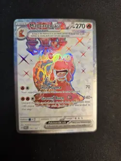 MAGCARGO ex 191/167 FULL ART -TWILIGHT MASQUERADE POKEMON-ULTRA RARE- MINT - Image 2