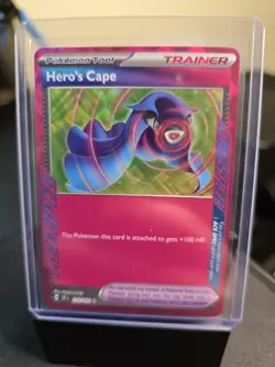Hero's Cape - 152/162 - Pokemon Temporal Forces - Ace Spec Trainer NM Fresh Pull - Image 1