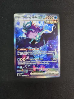 Walking Wake ex 205/162 Special Illustration Rare Temporal Forces Pokemon - Image 2