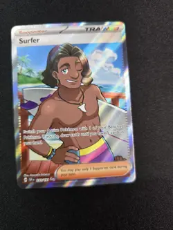 Surfer - 235/191 - SV08: Surging Sparks (SSP) Ultra Rare Pokemon TCG NM - Image 2