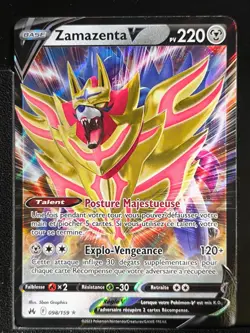 Carte Pokemon Zamazenta V 098/159 EB12.5 Zenith Supreme Epee et Bouclier FR - Image 2