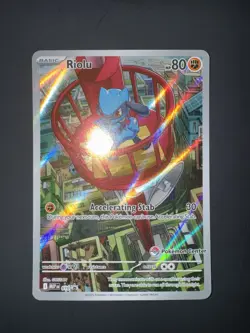 Mega Evolution MEP EN 010 Riolu Pokemon Center PC Stamp ETB Promo - Image 3