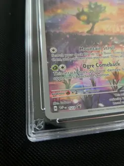 Teal Mask Ogerpon SVP123 PROMO Pokemon Center Stamp Twilight Masquerade ACE 8 - Image 2