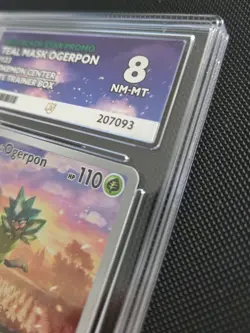 Teal Mask Ogerpon SVP123 PROMO Pokemon Center Stamp Twilight Masquerade ACE 8 - Image 4