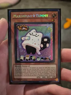 Yu-Gi-Oh! Marshmao Yummy Secret Rare DOOD-EN024 1st Edition Near Mint - Image 1