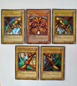 Yu-Gi-Oh Die komplette Exodia LOB-G101 Old Print Holos Ultra Rare Deutsch - Image 1