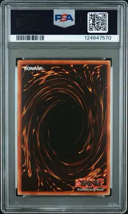 2002 Yu-Gi-Oh! Monster Reborn Legend of Blue Eyes LOB Unlimited Ultra Rare PSA 7 - Image 2