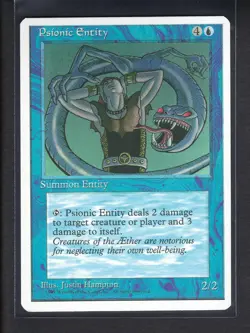 Psionic Entity 4th Fourth Edition - MTG Magic the Gathering Card - Image 1