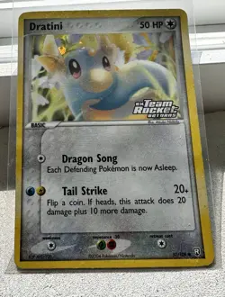 Dratini Team Rocket Returns Reverse Holo Stamped 53/109 Pokemon Card MP LP - Image 1
