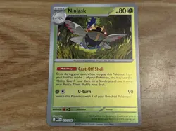 Pokemon TCG Mega Evolution Ninjask Reverse Holo Uncommon 017/132 Card - Image 1