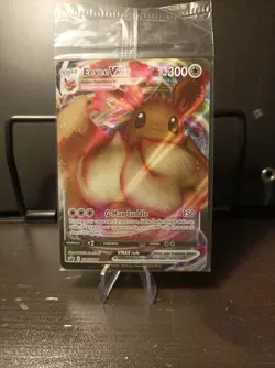 SEALED Eevee VMAX SWSH087 Black Star Promo Pokemon Card TCG - Image 1