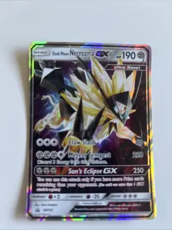 Dusk Mane Necrozma GX SM102 Holo Lightly Played Pokemon TCG Card LP - Image 1
