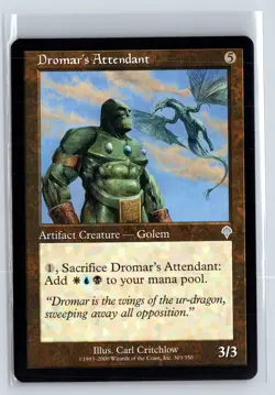 DROMAR'S ATTENDANT - MTG Magic the Gathering Card - Invasion - Uncommon - Image 1