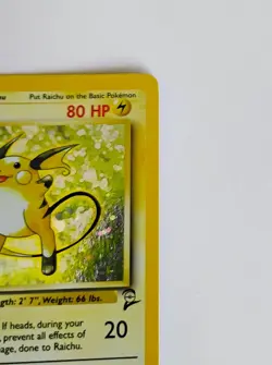 Pokemon TCG Base Set 2 Raichu Holo Unlimited Rare Card 16/130 - 2000 - Image 4