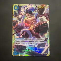 Monkey D. Luffy OP11-118 SEC A Fist of Divine Speed ONE PIECE Card Game English - Image 1