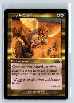 ANGELIC SHIELD - MTG Magic the Gathering Card - Invasion - Uncommon - Image 1