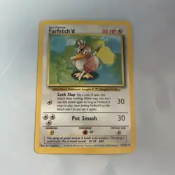 Pokemon Card - Farfetch'd - Base Set 27/102 Rare - Image 1