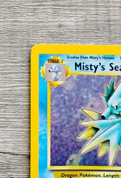 Misty’s Seadra 9/132 Gym Heroes Pokemon Holo 2 Card Lot Rare & Prerelease Stamp - Image 5