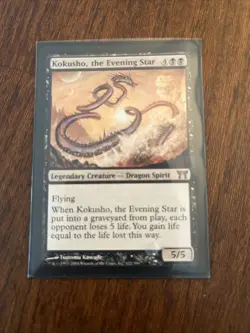 Kokusho, the Evening Star Champions of Kamigawa Rare Card NM Condition - Image 1