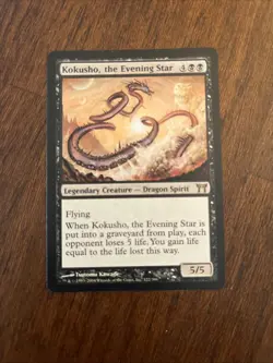 Kokusho, the Evening Star Champions of Kamigawa Rare Card NM Condition - Image 2