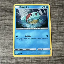 Squirtle COSMOS HOLO PREMIUM Collection PROMO card 33/214 Unbroken Bonds Pokemon - Image 1