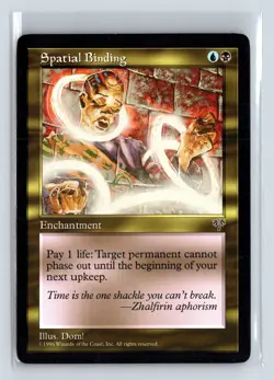 SPATIAL BINDING - MTG Magic the Gathering Card - Mirage - Uncommon - Image 1