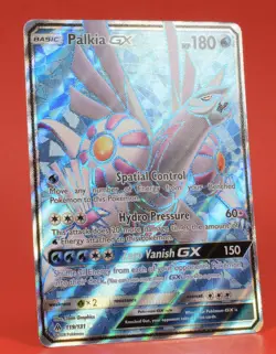 Pokemon English TCG Card Forbidden Light Palkia GX 119/131 Full Art - Image 3
