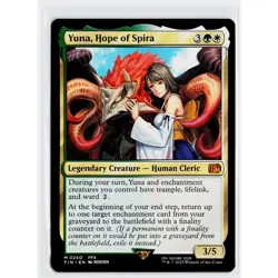 Yuna, Hope of Spira #250 (NM) Final Fantasy FIN Magic MTG - Image 1