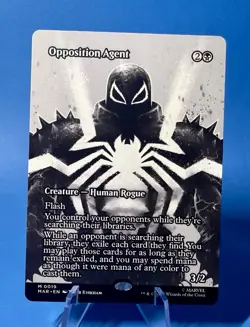 2025 Magic The Gathering Spiderman Opposition Agent 019 Borderless Non-Foil MTG - Image 1